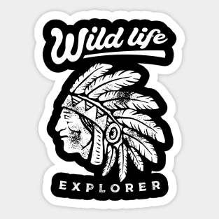 Indian head Sticker